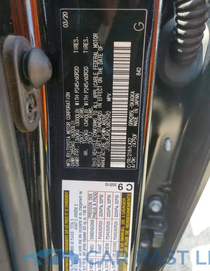 JTEBU5JR5L5807592# 13
