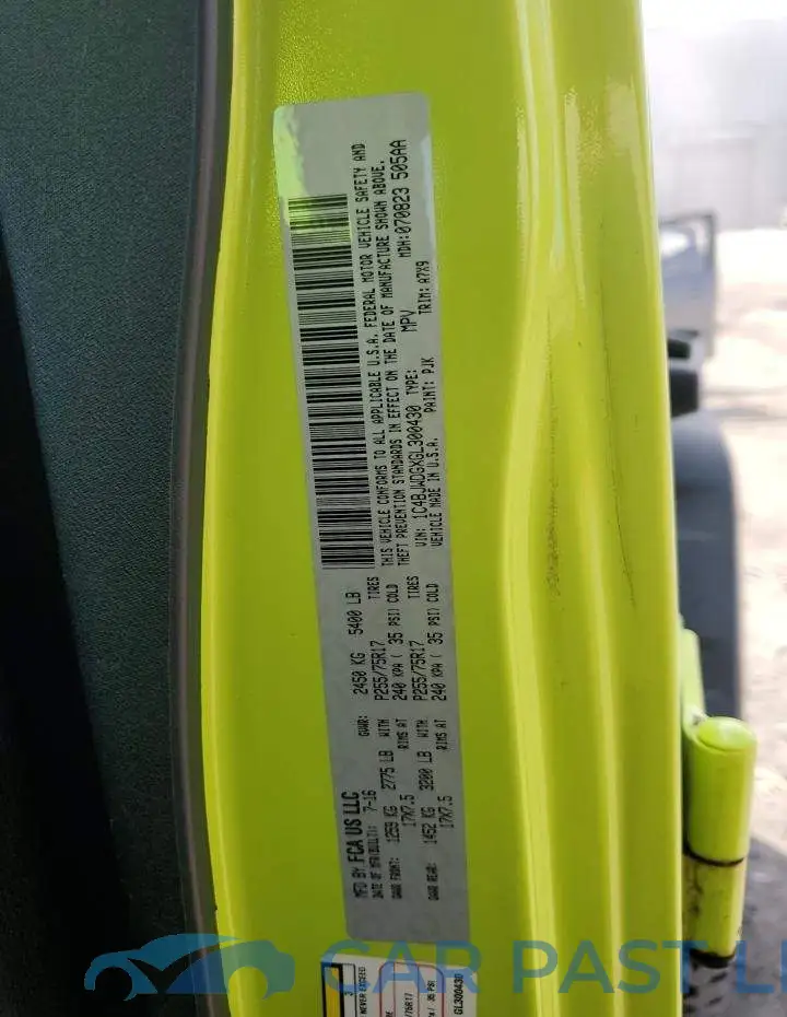 1C4BJWDGXGL300430# 13