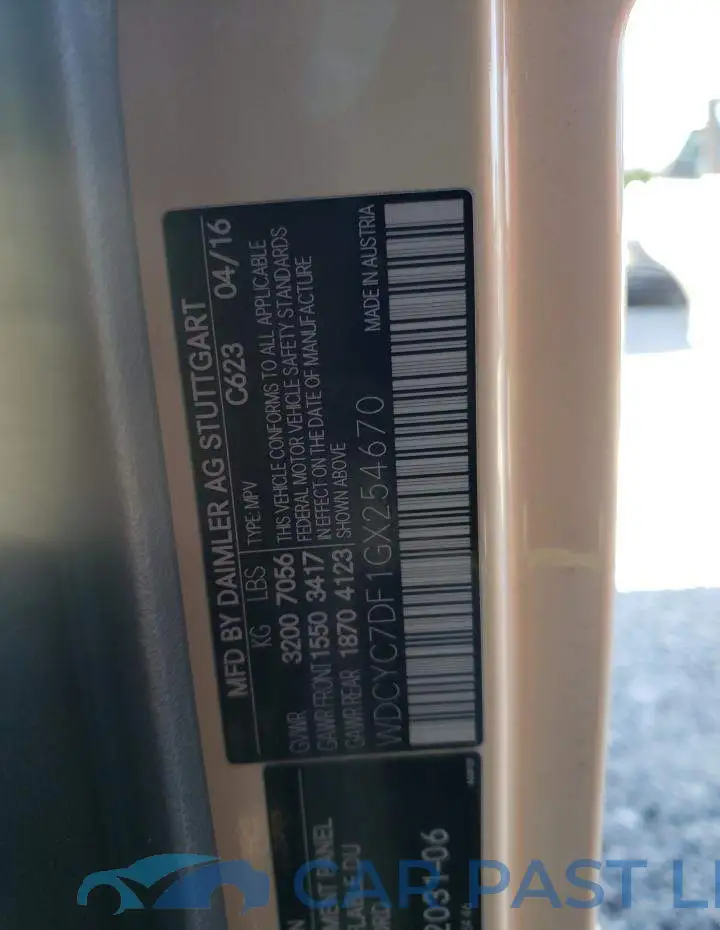 WDCYC7DF1GX254670# 13