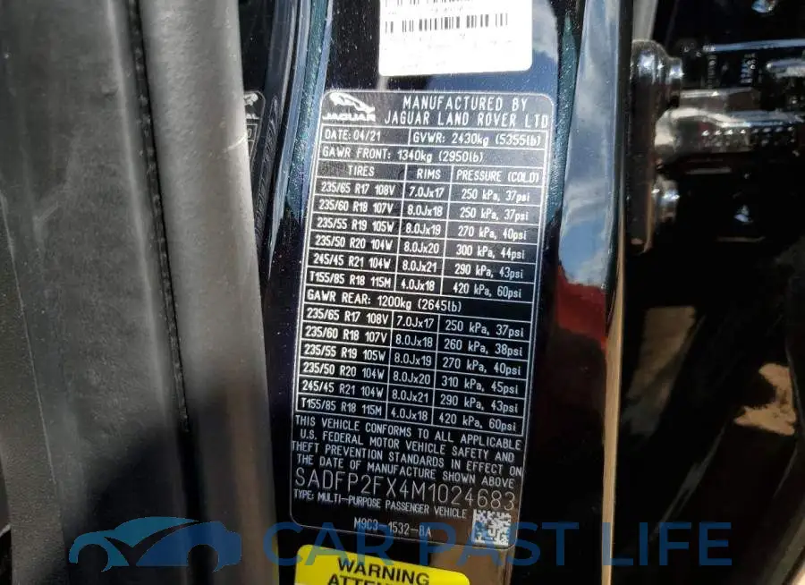 SADFP2FX4M1024683# 13