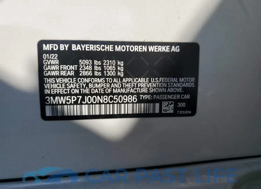3MW5P7J00N8C50986# 13