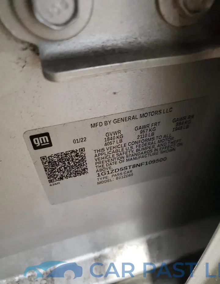 1G1ZD5ST8NF109500# 13