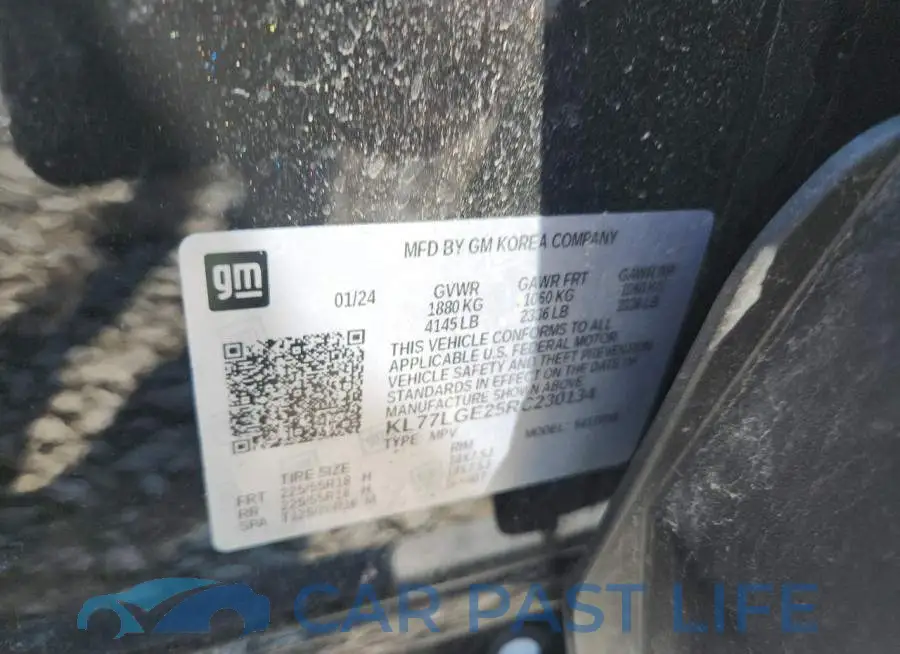 KL77LGE25RC230134# 12