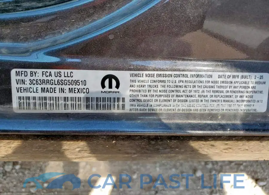 3C63RRGL6SG509510# 13