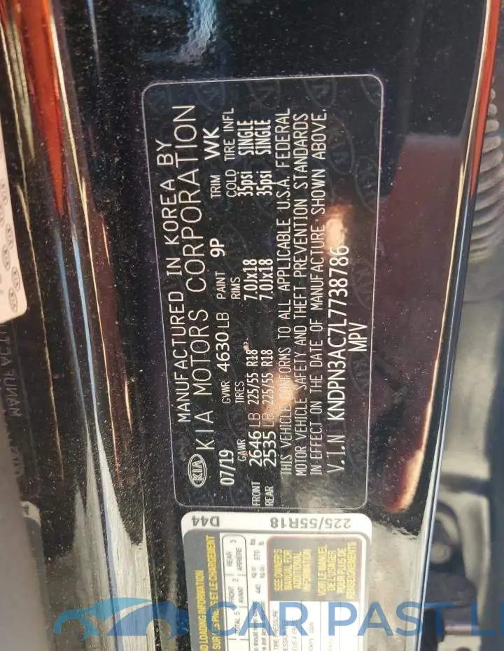 KNDPN3AC7L7738786# 13