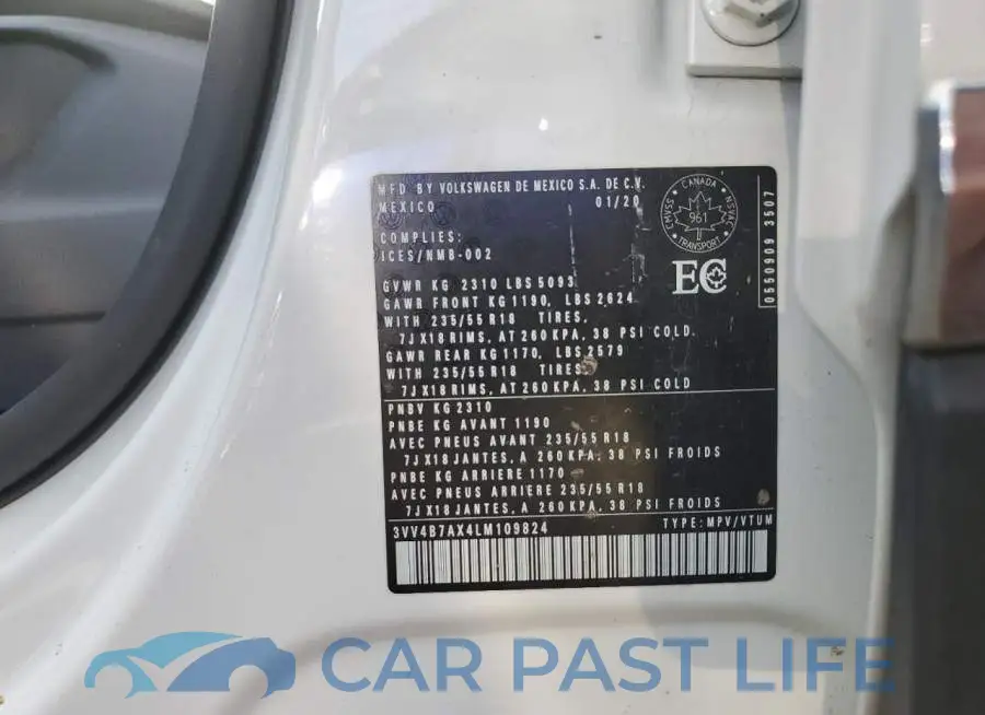 3VV4B7AX4LM109824# 13