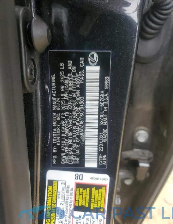 58ADZ1B11SU184903# 13