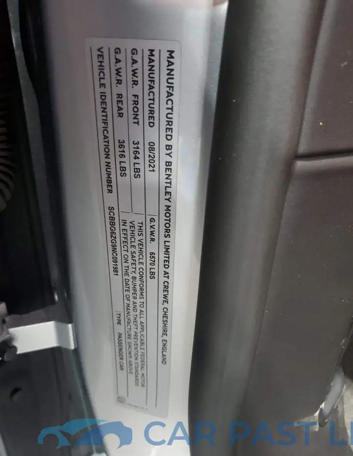 SCBBG6ZG9NC091981# 12