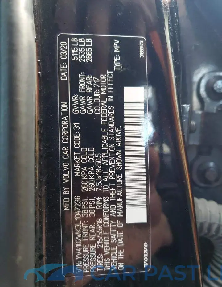 YV4102WK3L1047236# 13