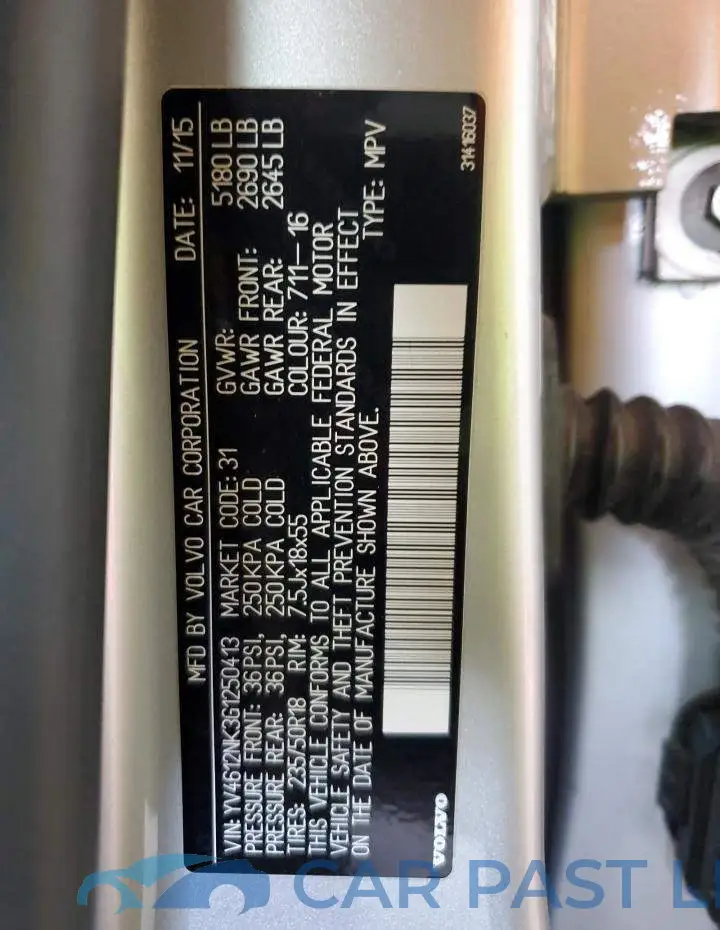 YV4612NK3G1250413# 12