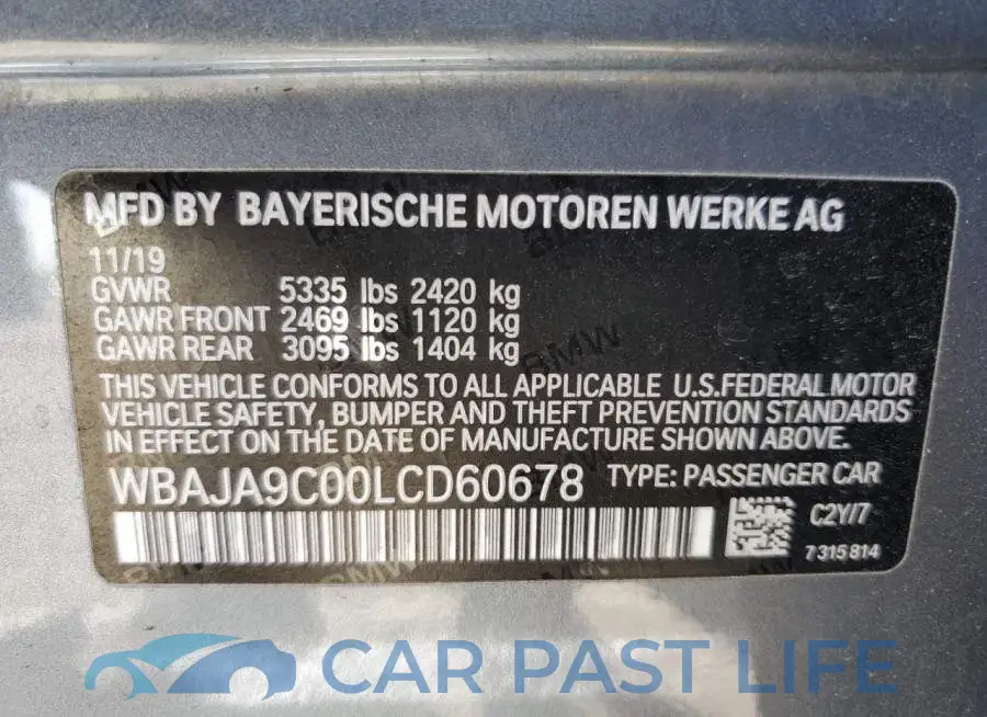 WBAJA9C00LCD60678# 12