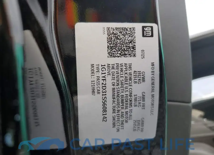 1G1YF2D31S5608142# 12