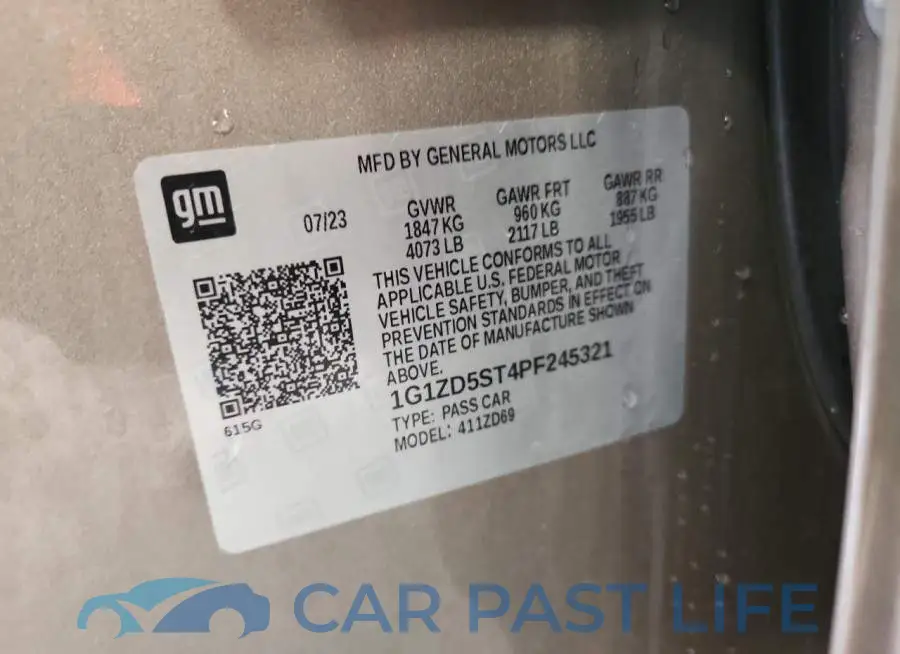 1G1ZD5ST4PF245321# 12