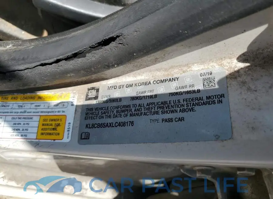 KL8CB6SAXLC408176# 12