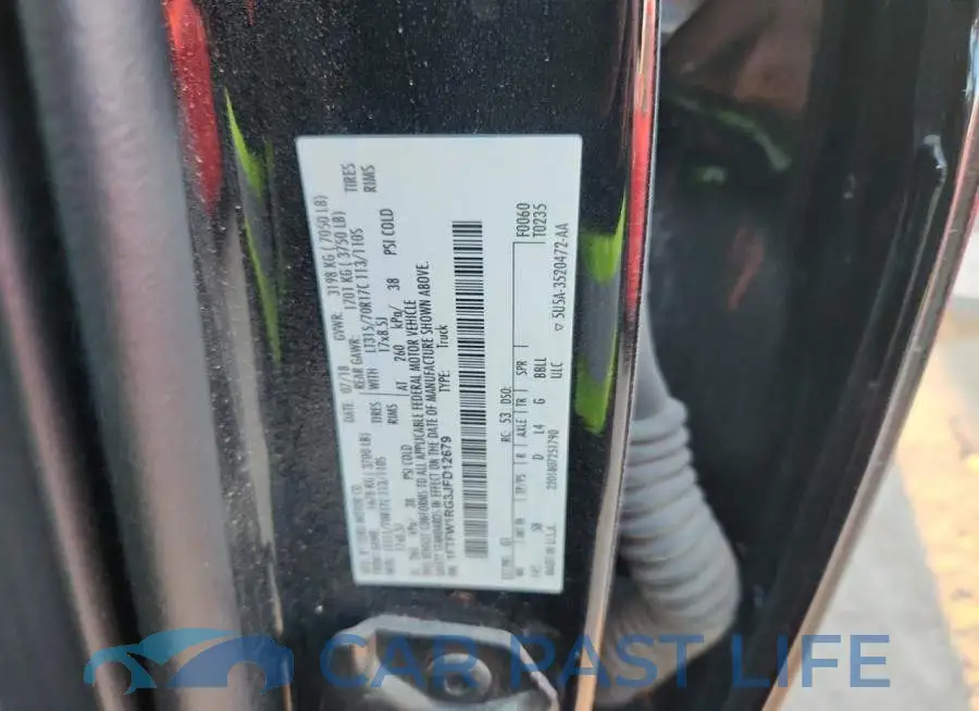 1FTFW1RG3JFD12679# 12
