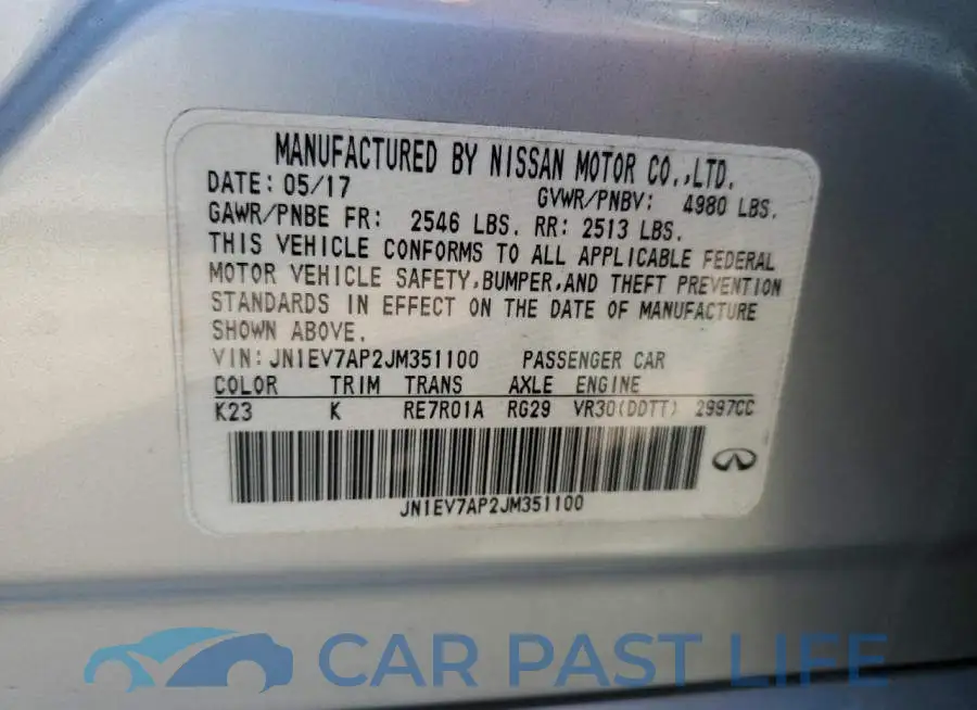 JN1EV7AP2JM351100# 12