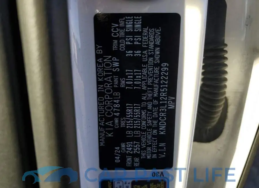 KNDCR3L12R5122299# 12