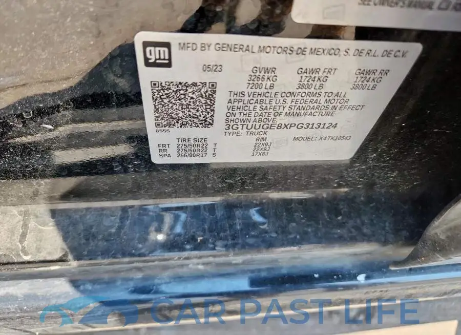 3GTUUGE8XPG313124# 12