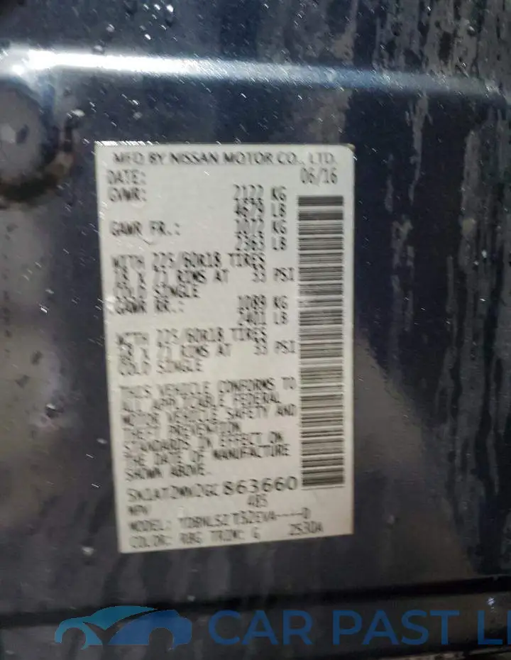 5N1AT2MV2GC863660# 13