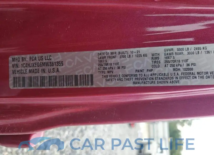 1C4HJXEG6MW861359# 13
