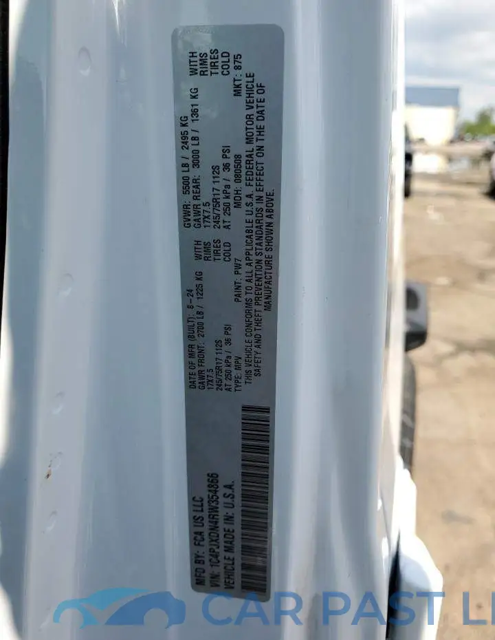 1C4PJXDN4RW354866# 12