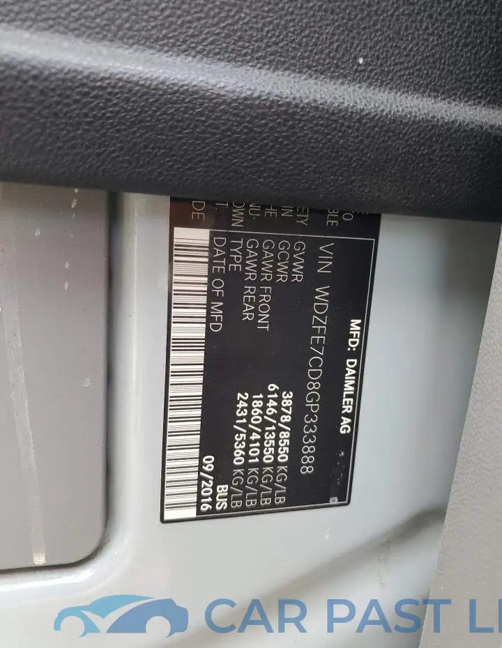WDZFE7CD8GP333888# 13