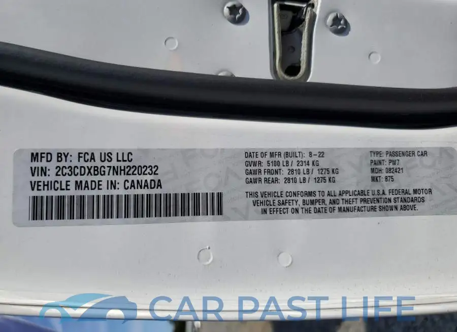 2C3CDXBG7NH220232# 12