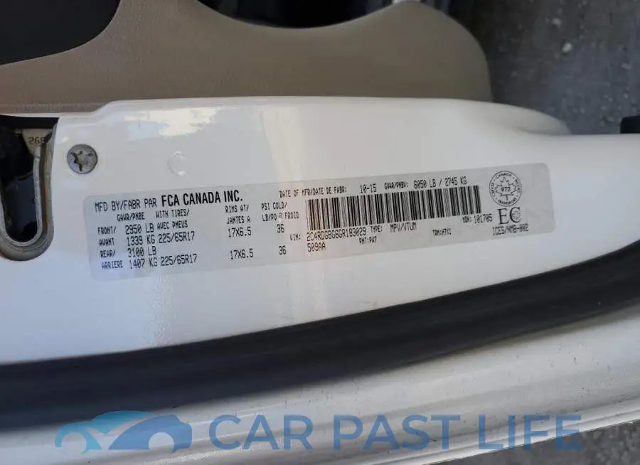 2C4RDGBG6GR183029# 13