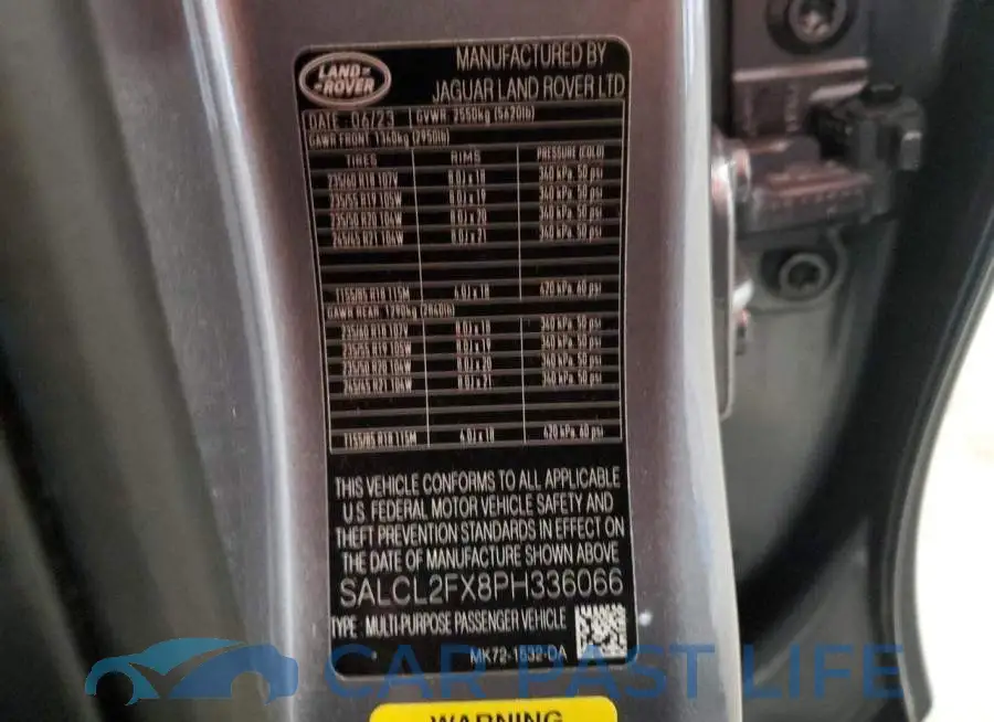 SALCL2FX8PH336066# 13