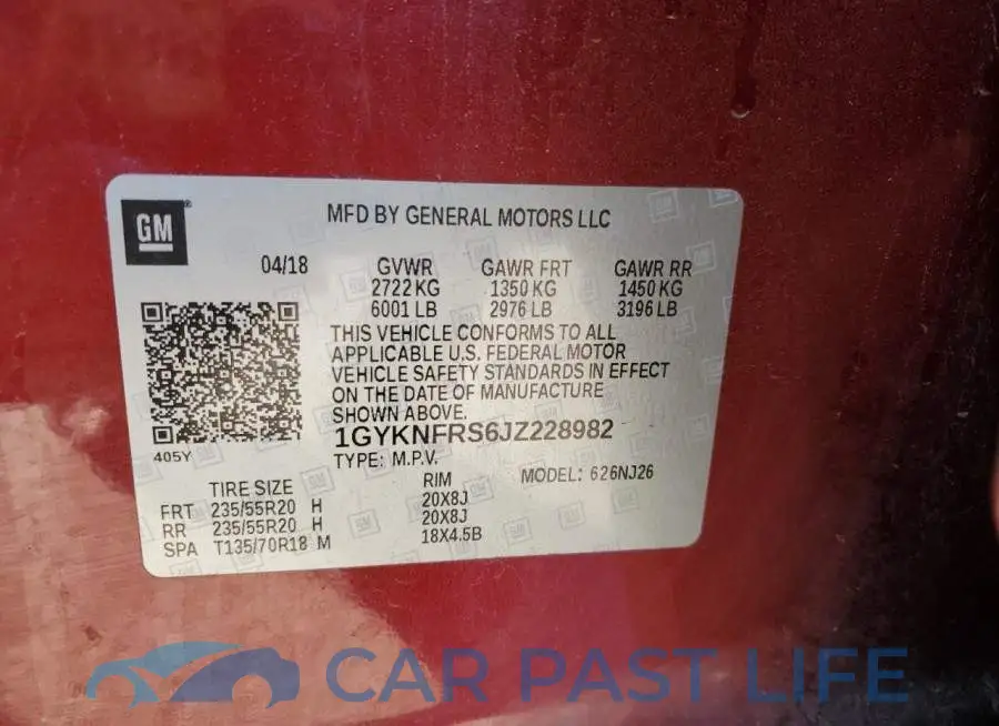 1GYKNFRS6JZ228982# 13