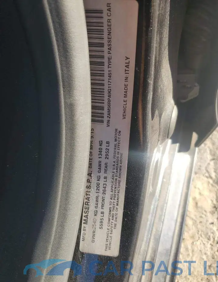 ZAM56RPA9G1171451# 13