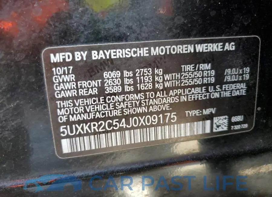 5UXKR2C54J0X09175# 13