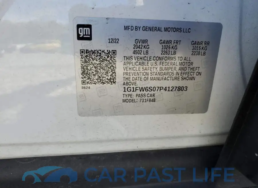 1G1FW6S07P4127803# 13