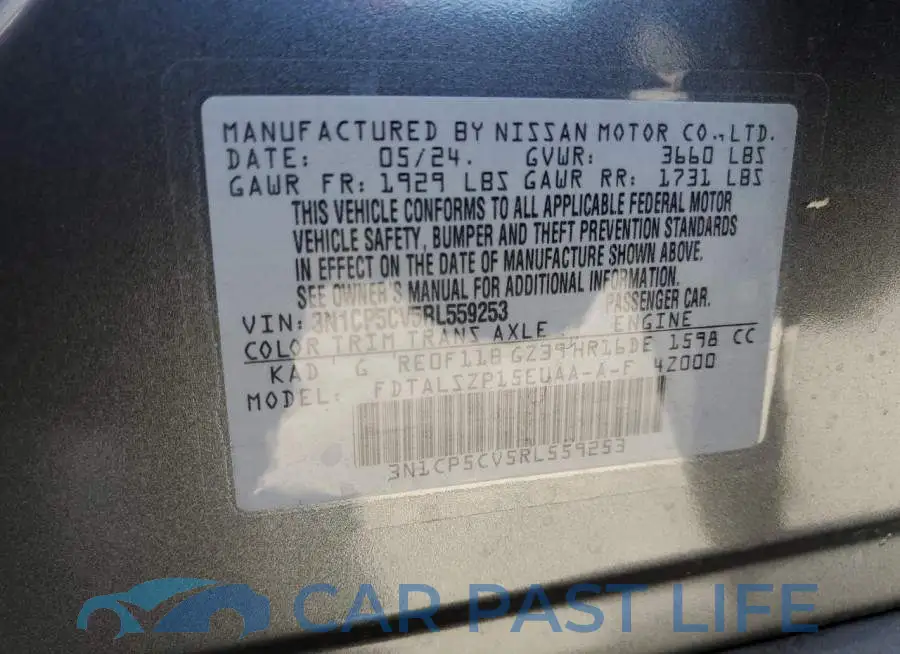 3N1CP5CV5RL559253# 14