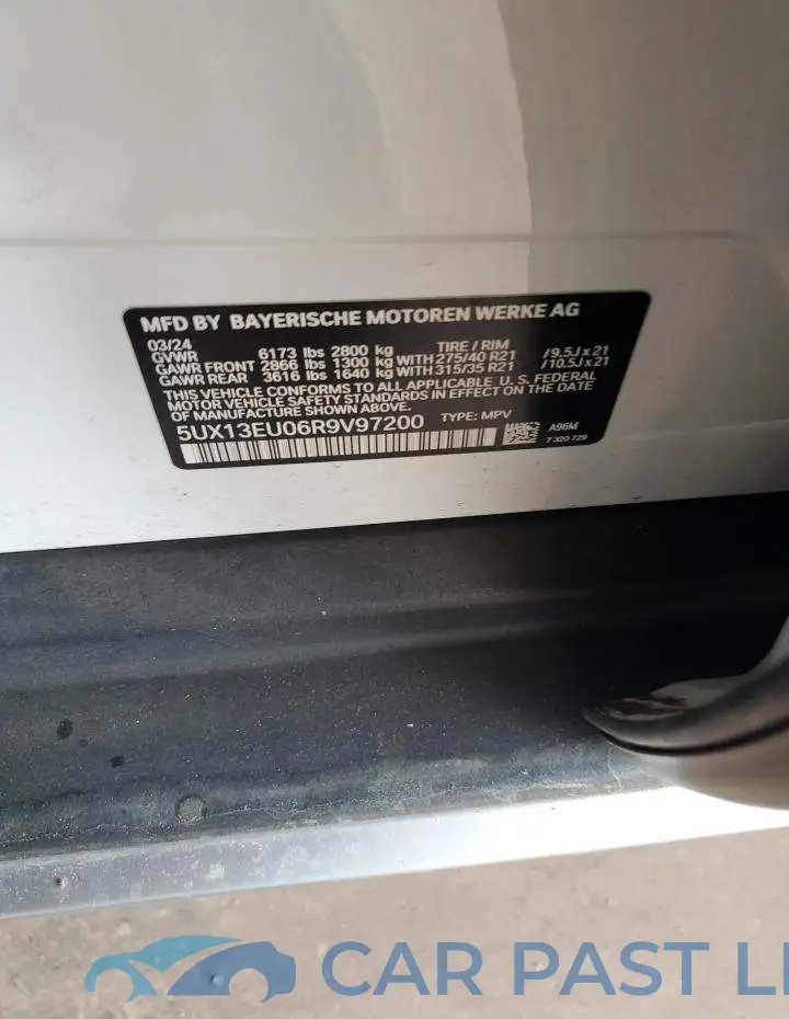 5UX13EU06R9V97200# 12