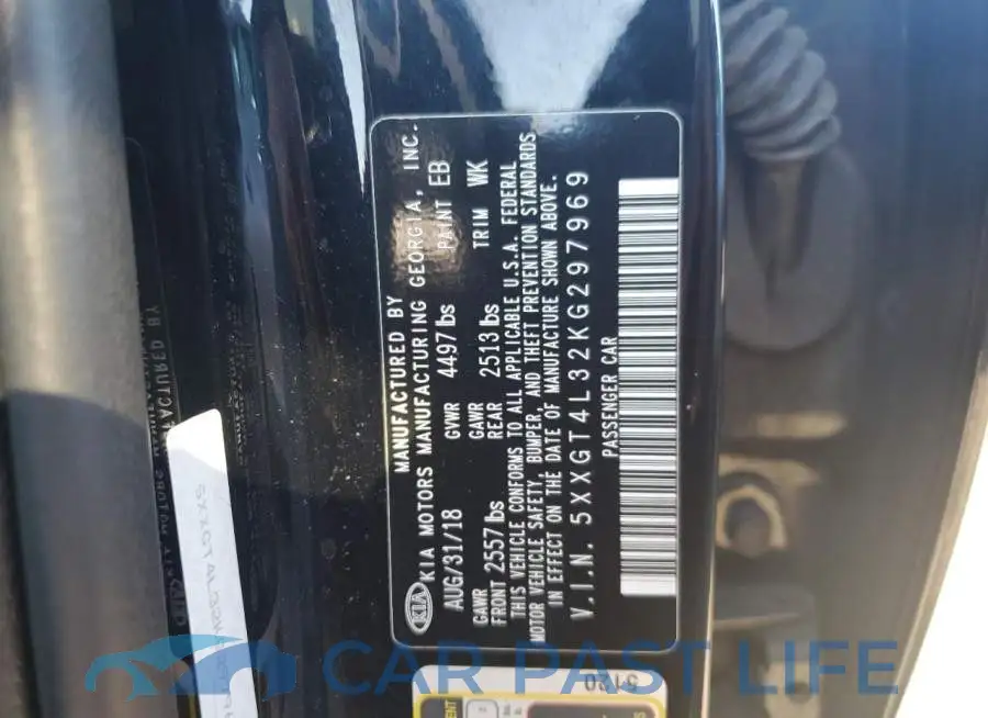 5XXGT4L32KG297969# 12