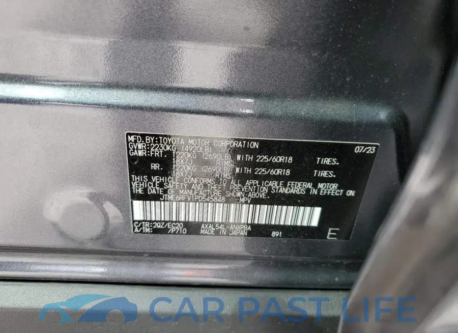 JTME6RFV1PD545848# 13