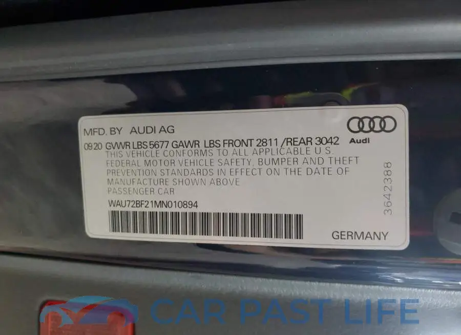WAU72BF21MN010894# 14