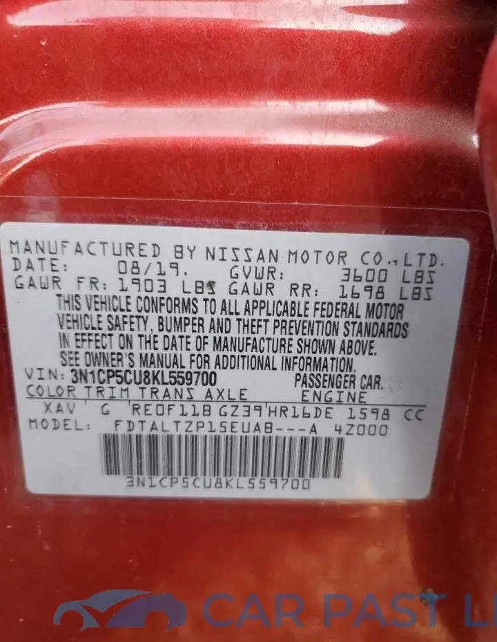 3N1CP5CU8KL559700# 13