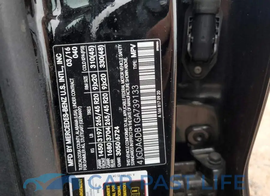 4JGDA6DB1GA739133# 13