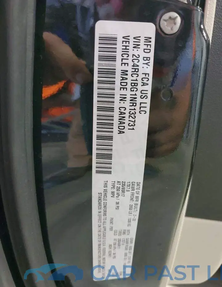 2C4RC1BG1NR132731# 13
