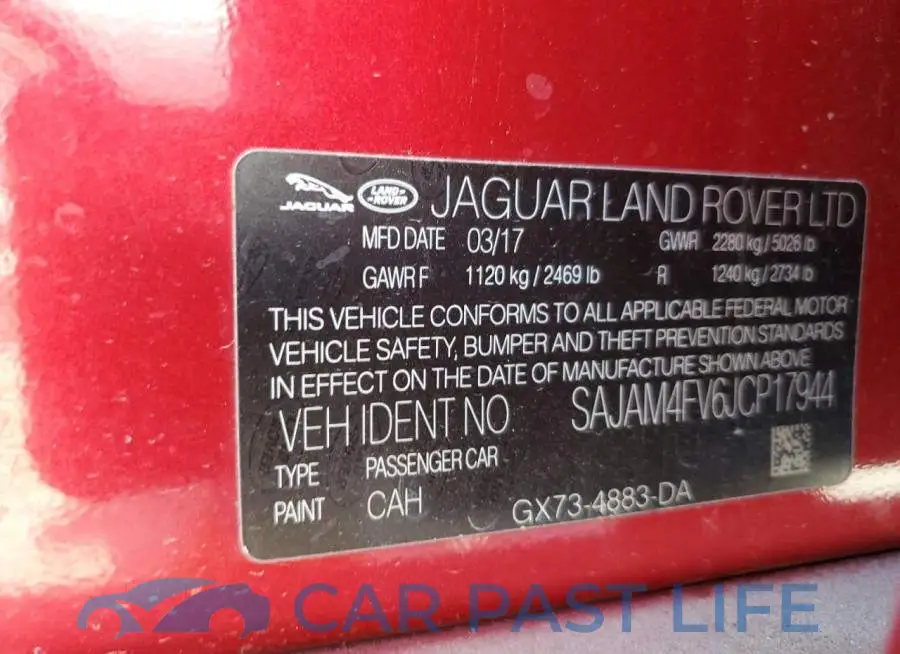 SAJAM4FV6JCP17944# 12