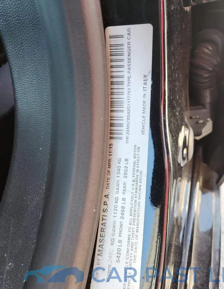 ZAM57XSA2G1177763# 12