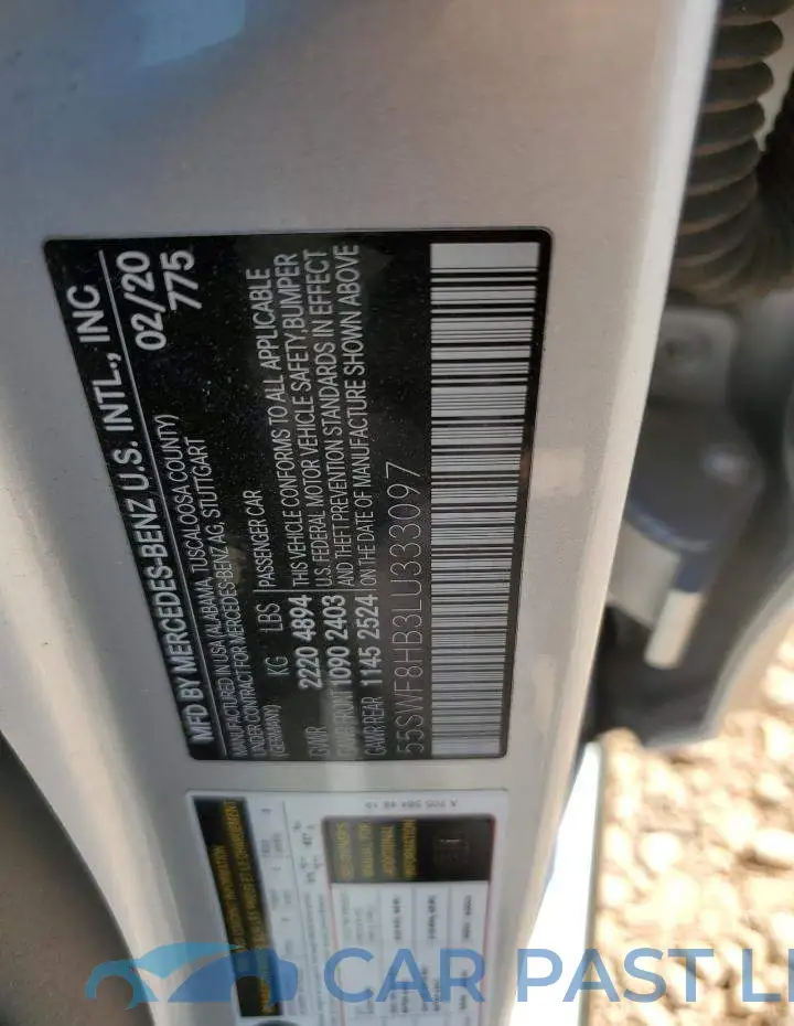 55SWF8HB3LU333097# 12