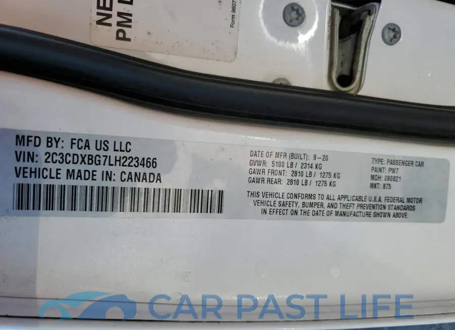 2C3CDXBG7LH223466# 12