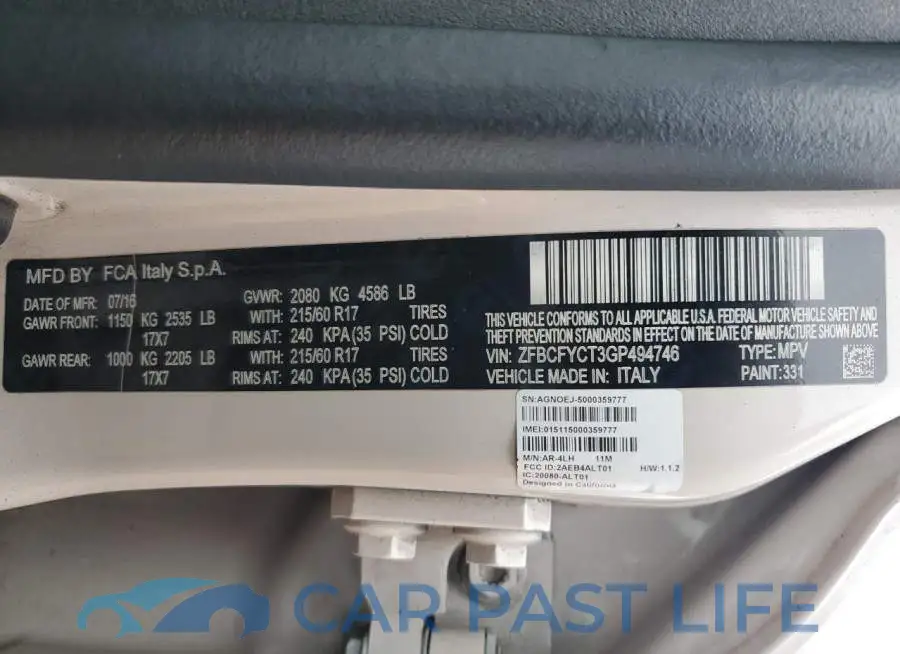ZFBCFYCT3GP494746# 14