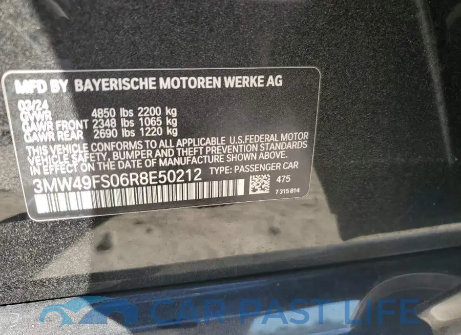 3MW49FS06R8E50212# 12