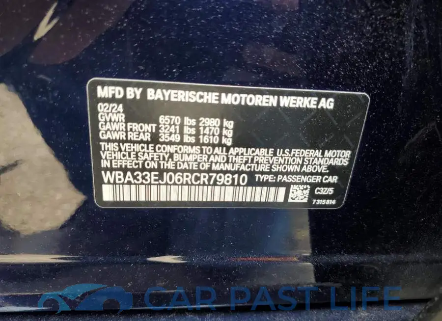 WBA33EJ06RCR79810# 12