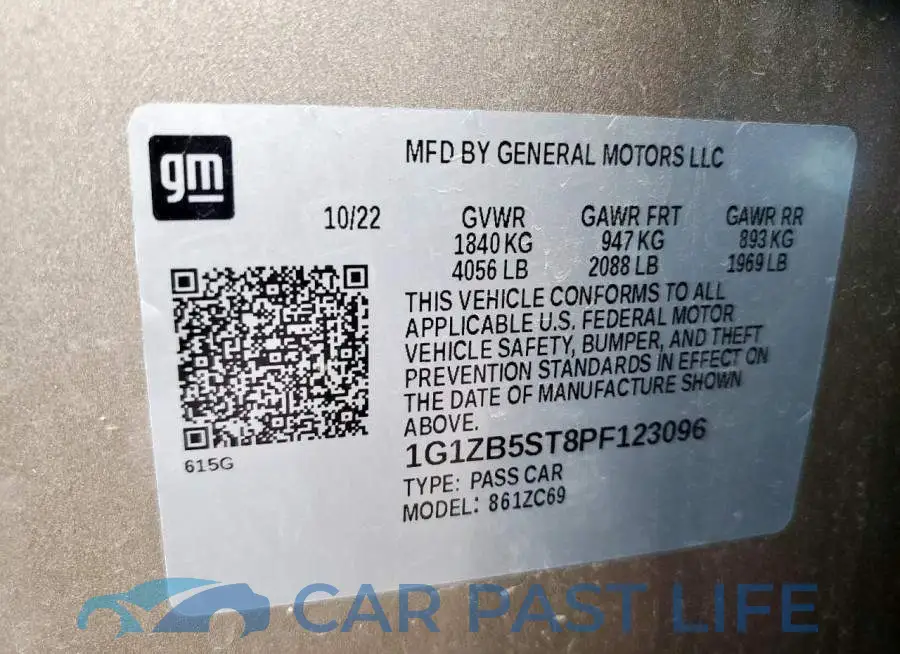 1G1ZB5ST8PF123096# 13