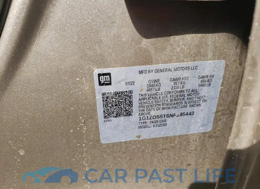 1G1ZD5ST6NF185443# 13